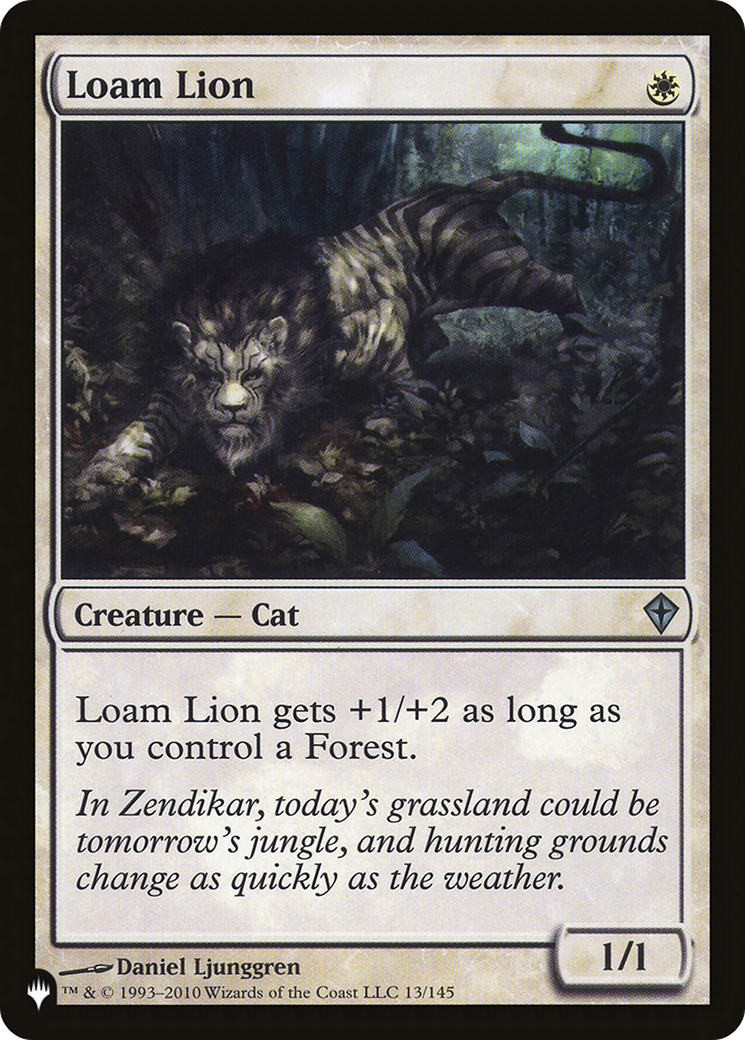 Loam Lion [The List] | Jomio and Rueliete's Cards and Comics