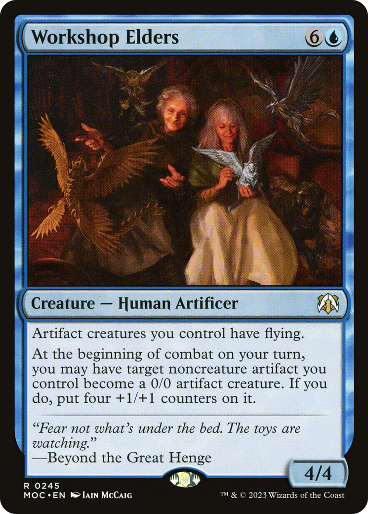 Workshop Elders [March of the Machine Commander] | Jomio and Rueliete's Cards and Comics