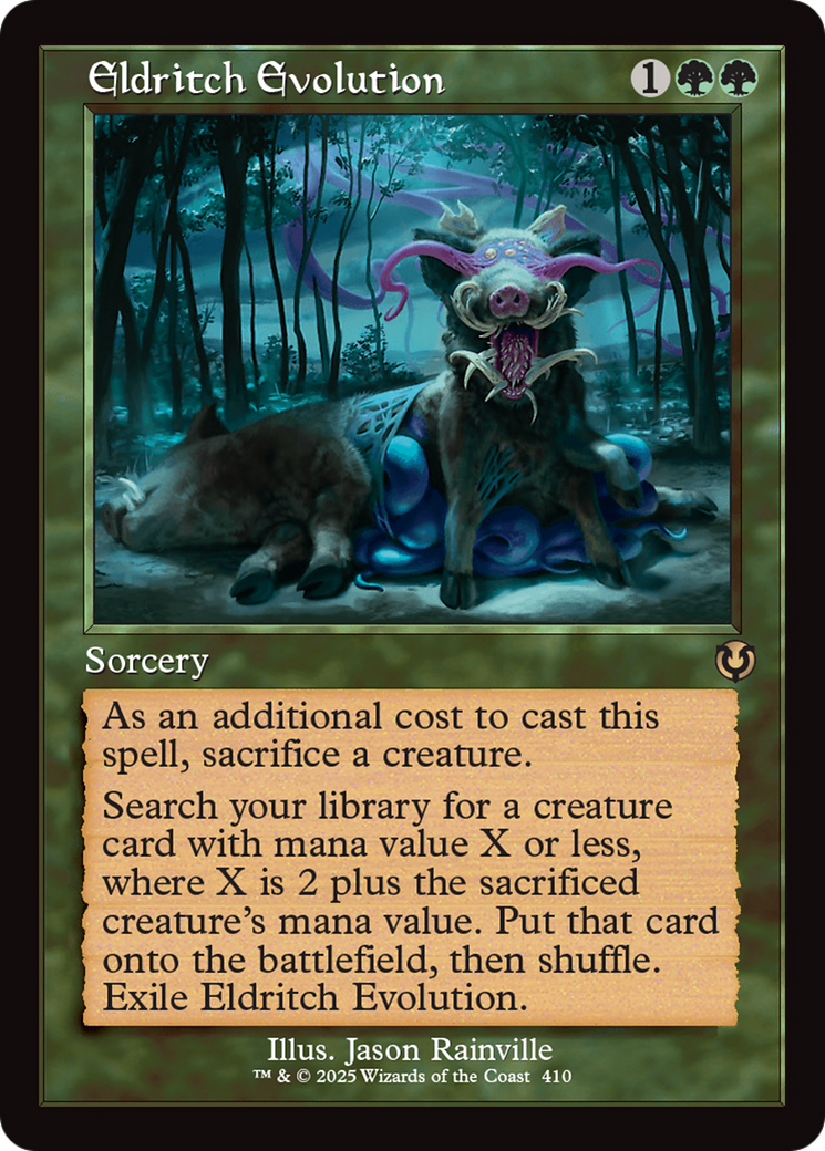 Eldritch Evolution (Retro Frame) [Innistrad Remastered] | Jomio and Rueliete's Cards and Comics