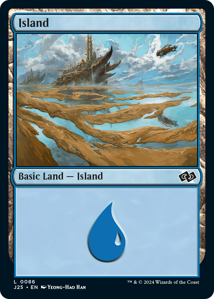 Island (86) [Foundations Jumpstart] | Jomio and Rueliete's Cards and Comics
