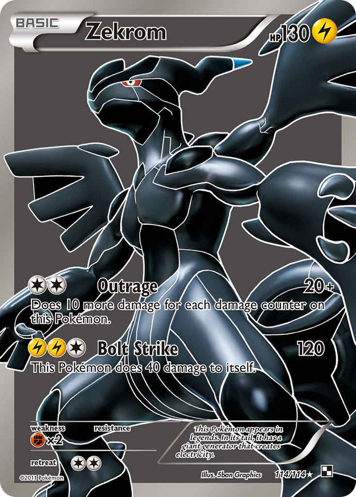 Zekrom (114/114) [Black & White: Base Set] | Jomio and Rueliete's Cards and Comics