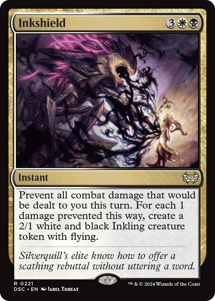 Inkshield [Duskmourn: House of Horror Commander] | Jomio and Rueliete's Cards and Comics