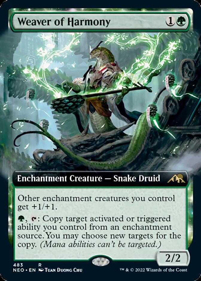 Weaver of Harmony (Extended Art) [Kamigawa: Neon Dynasty] | Jomio and Rueliete's Cards and Comics