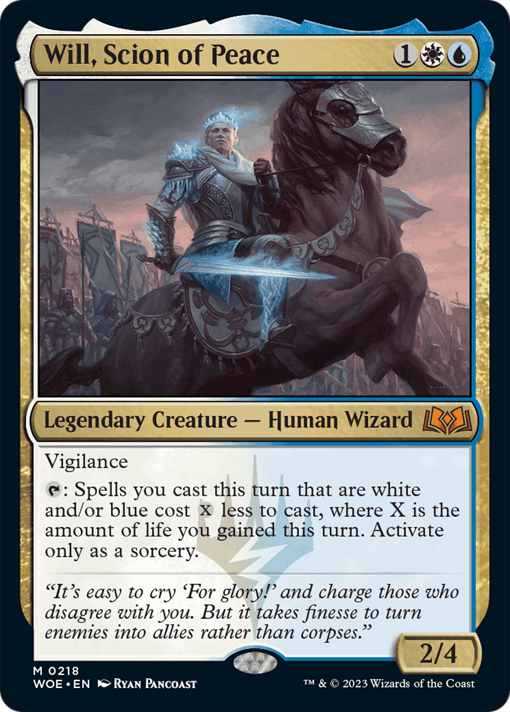 Will, Scion of Peace [Wilds of Eldraine] | Jomio and Rueliete's Cards and Comics