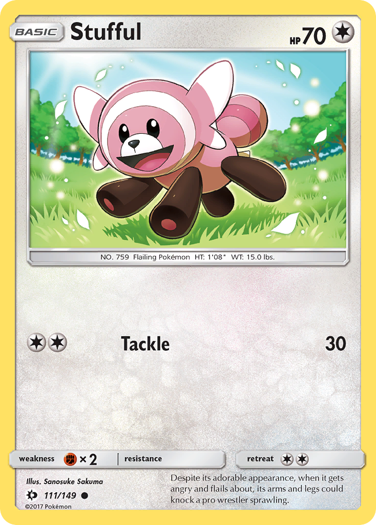 Stufful (111/149) [Sun & Moon: Base Set] | Jomio and Rueliete's Cards and Comics