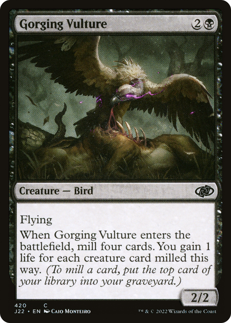 Gorging Vulture [Jumpstart 2022] | Jomio and Rueliete's Cards and Comics