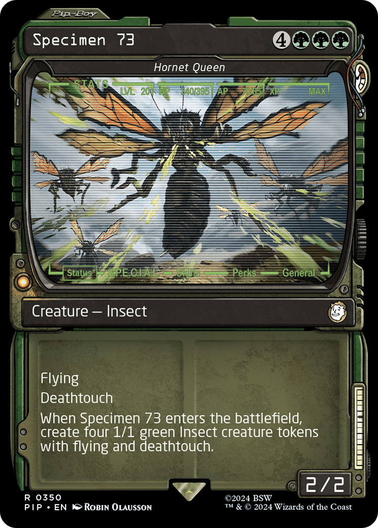 Specimen 73 - Hornet Queen (Showcase) [Fallout] | Jomio and Rueliete's Cards and Comics