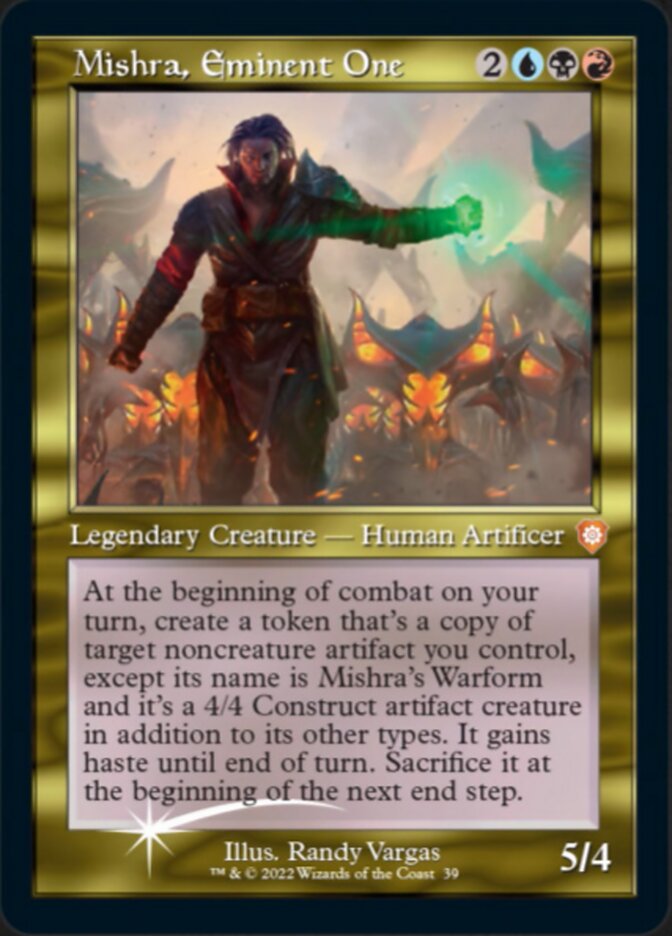 Mishra, Eminent One (039) (Retro) (Display Commander) [The Brothers' War Commander] | Jomio and Rueliete's Cards and Comics