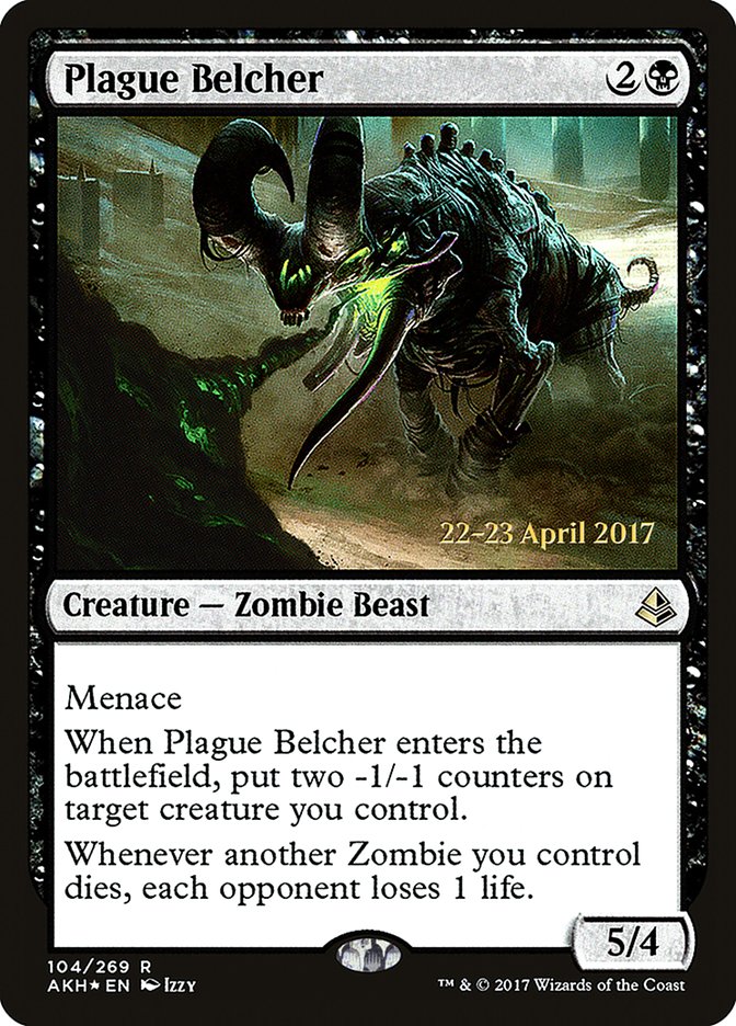 Plague Belcher [Amonkhet Prerelease Promos] | Jomio and Rueliete's Cards and Comics