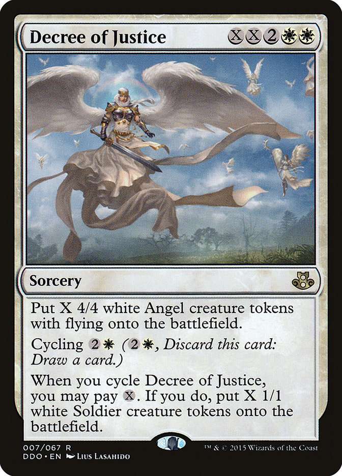 Decree of Justice [Duel Decks: Elspeth vs. Kiora] | Jomio and Rueliete's Cards and Comics