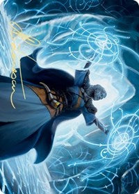 Frost Augur Art Card (Gold-Stamped Signature) [Kaldheim Art Series] | Jomio and Rueliete's Cards and Comics