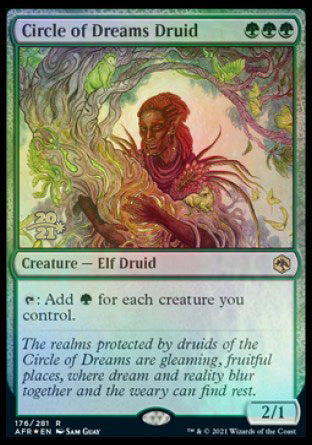 Circle of Dreams Druid [Dungeons & Dragons: Adventures in the Forgotten Realms Prerelease Promos] | Jomio and Rueliete's Cards and Comics