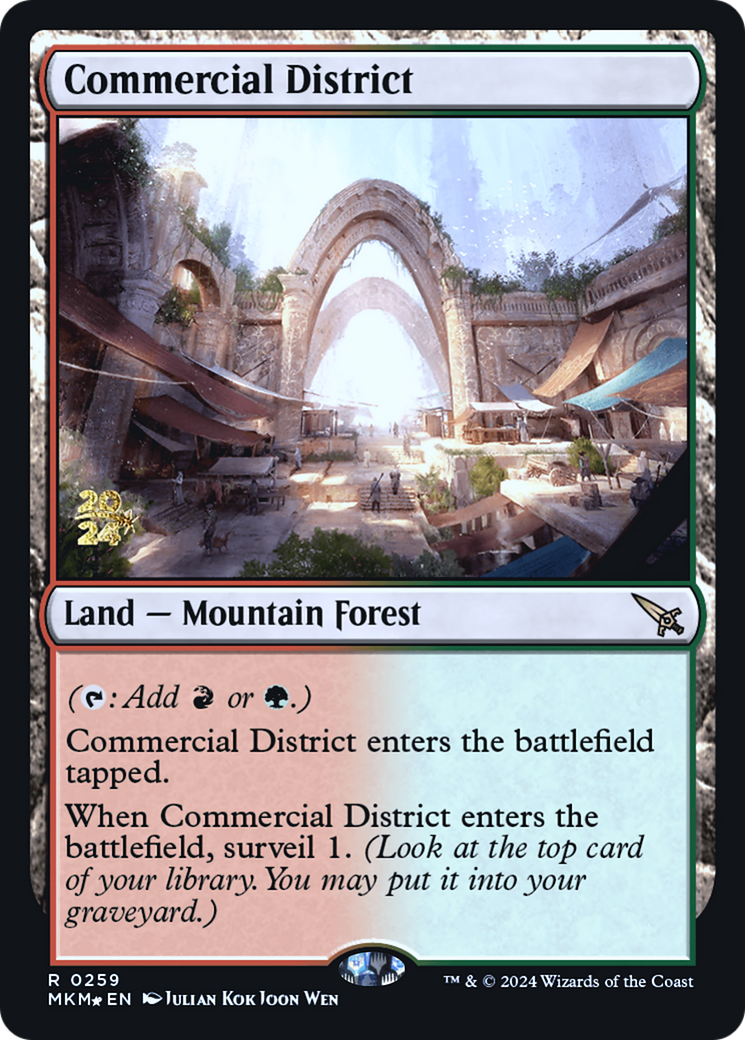 Commercial District [Murders at Karlov Manor Prerelease Promos] | Jomio and Rueliete's Cards and Comics