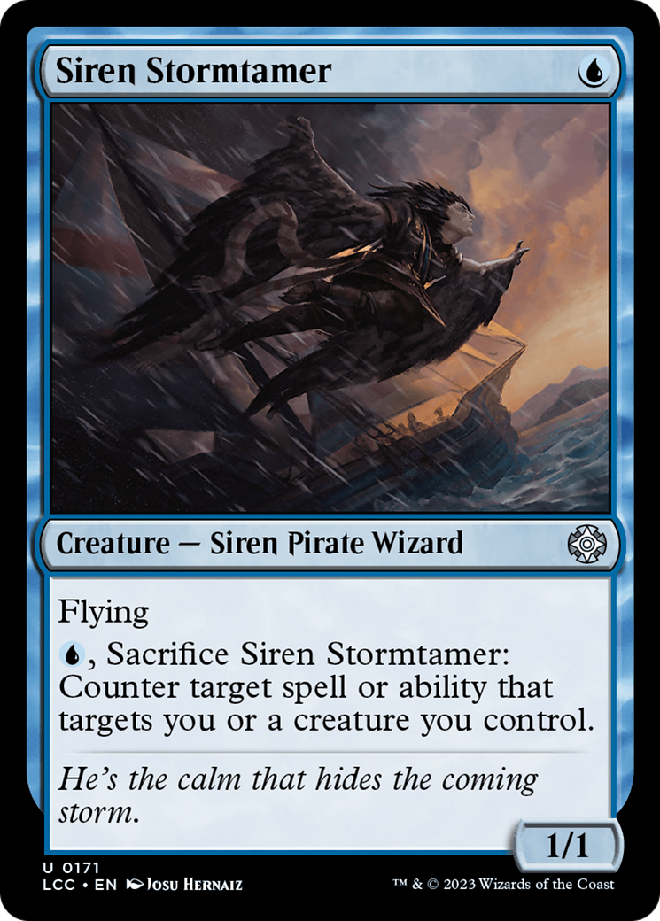 Siren Stormtamer [The Lost Caverns of Ixalan Commander] | Jomio and Rueliete's Cards and Comics