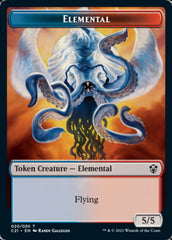 Elemental (020) // Copy Double-Sided Token [Commander 2021 Tokens] | Jomio and Rueliete's Cards and Comics