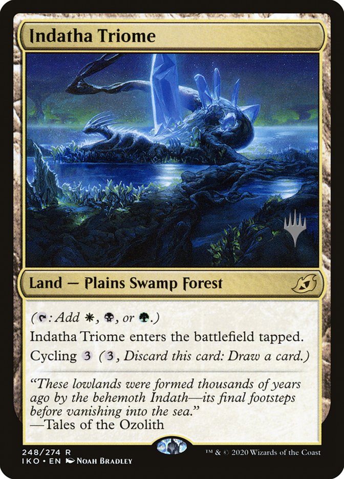 Indatha Triome (Promo Pack) [Ikoria: Lair of Behemoths Promos] | Jomio and Rueliete's Cards and Comics