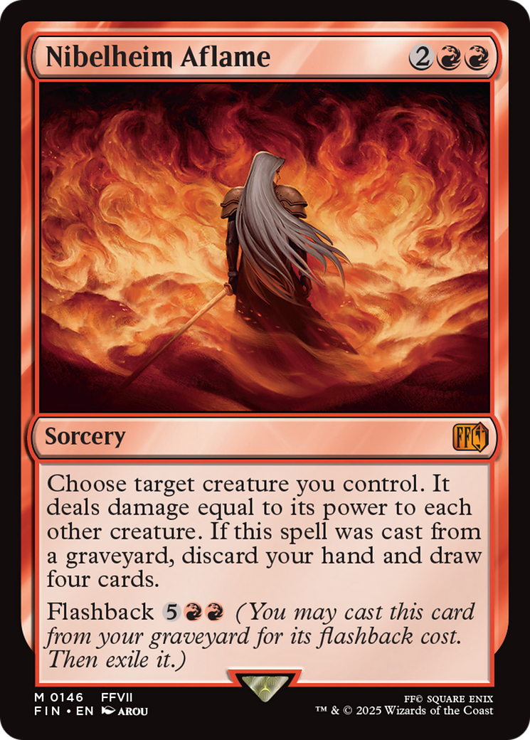 Nibelheim Aflame [FINAL FANTASY] | Jomio and Rueliete's Cards and Comics