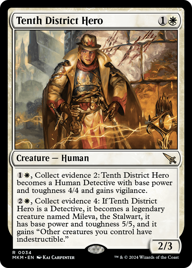Tenth District Hero [Murders at Karlov Manor] | Jomio and Rueliete's Cards and Comics