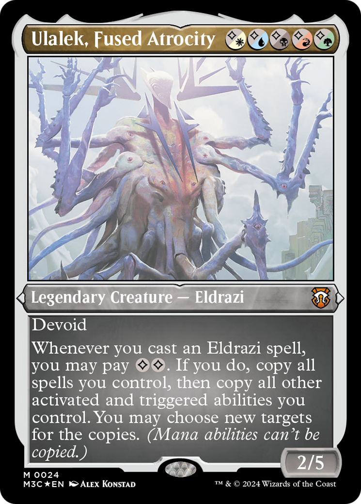 Ulalek, Fused Atrocity (Foil Etched) [Modern Horizons 3 Commander] | Jomio and Rueliete's Cards and Comics