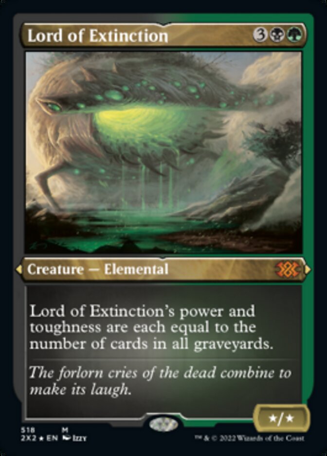 Lord of Extinction (Foil Etched) [Double Masters 2022] | Jomio and Rueliete's Cards and Comics