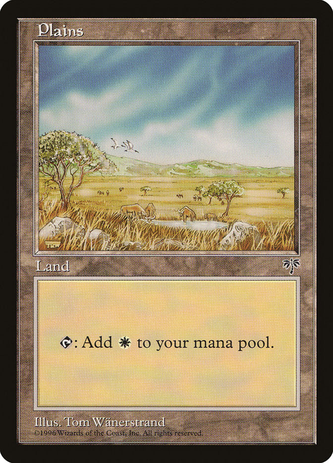 Plains (No Zebras / Signature on Left) [Mirage] | Jomio and Rueliete's Cards and Comics