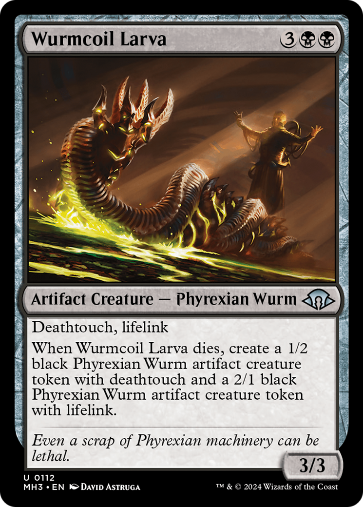 Wurmcoil Larva [Modern Horizons 3] | Jomio and Rueliete's Cards and Comics