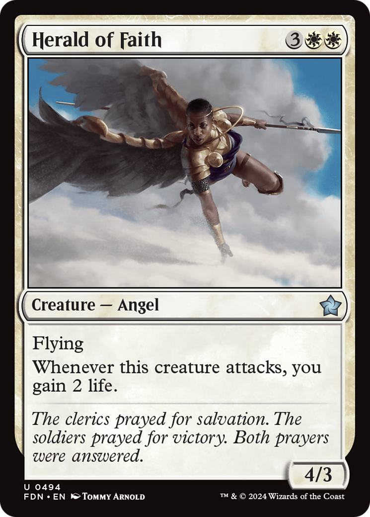 Herald of Faith [Foundations] | Jomio and Rueliete's Cards and Comics