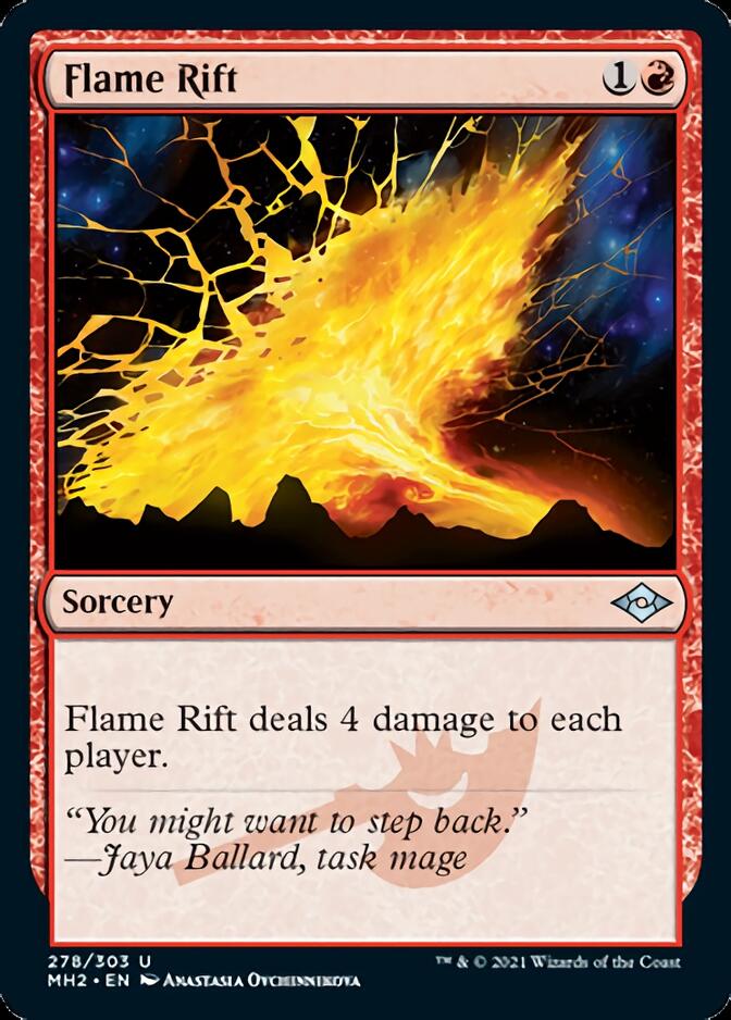Flame Rift (Foil Etched) [Modern Horizons 2] | Jomio and Rueliete's Cards and Comics