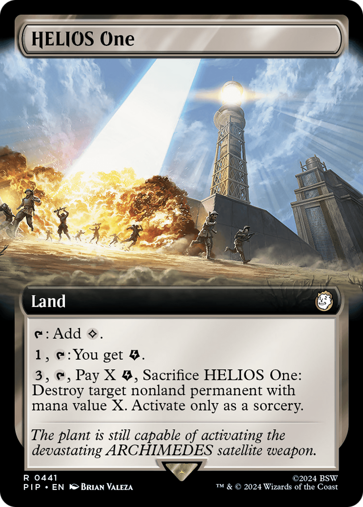 HELIOS One (Extended Art) [Fallout] | Jomio and Rueliete's Cards and Comics