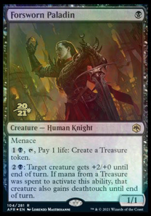 Forsworn Paladin [Dungeons & Dragons: Adventures in the Forgotten Realms Prerelease Promos] | Jomio and Rueliete's Cards and Comics