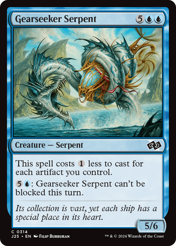 Gearseeker Serpent [Foundations Jumpstart] | Jomio and Rueliete's Cards and Comics
