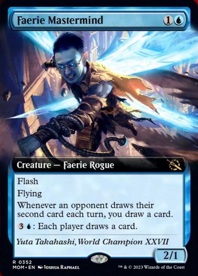 Faerie Mastermind (Extended Art) [March of the Machine] | Jomio and Rueliete's Cards and Comics