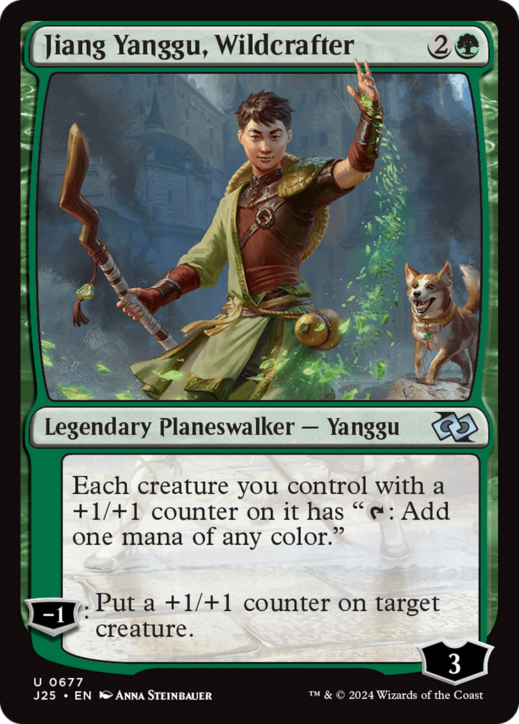 Jiang Yanggu, Wildcrafter [Foundations Jumpstart] | Jomio and Rueliete's Cards and Comics