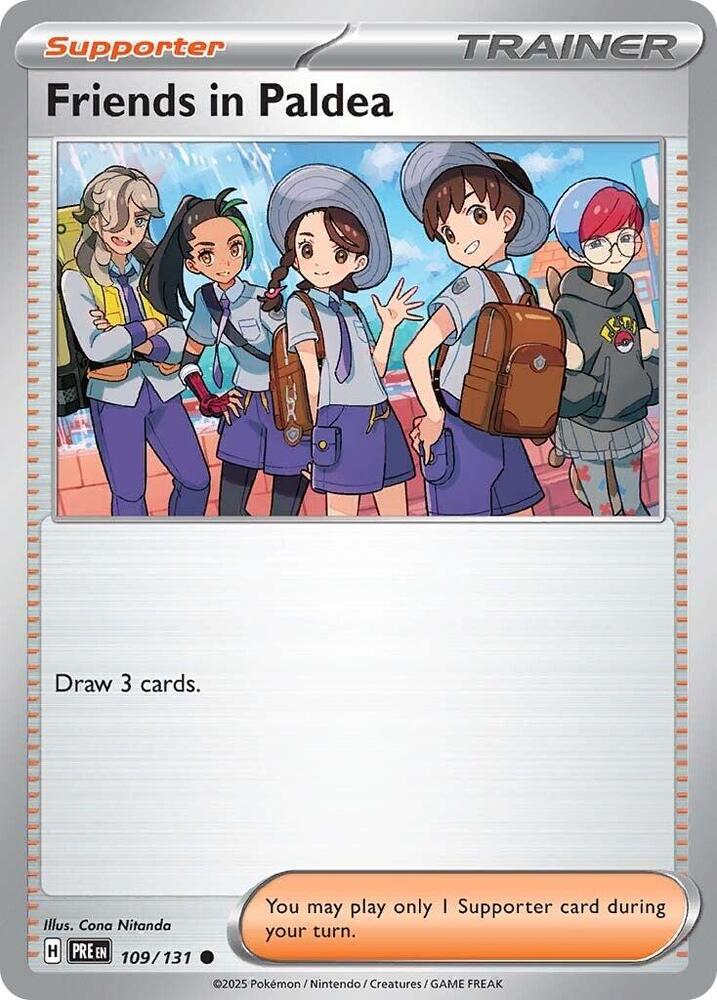Friends in Paldea (109/131) [Scarlet & Violet: Prismatic Evolutions] | Jomio and Rueliete's Cards and Comics