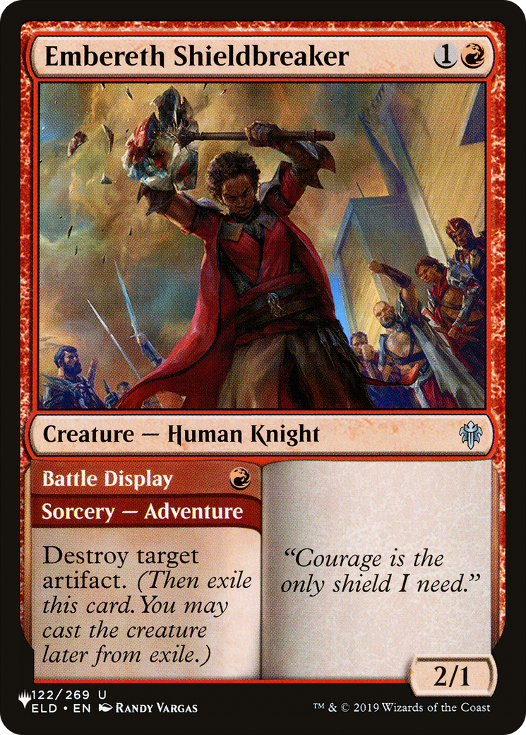 Embereth Shieldbreaker [The List] | Jomio and Rueliete's Cards and Comics