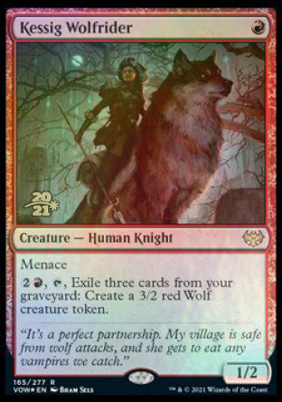 Kessig Wolfrider [Innistrad: Crimson Vow Prerelease Promos] | Jomio and Rueliete's Cards and Comics