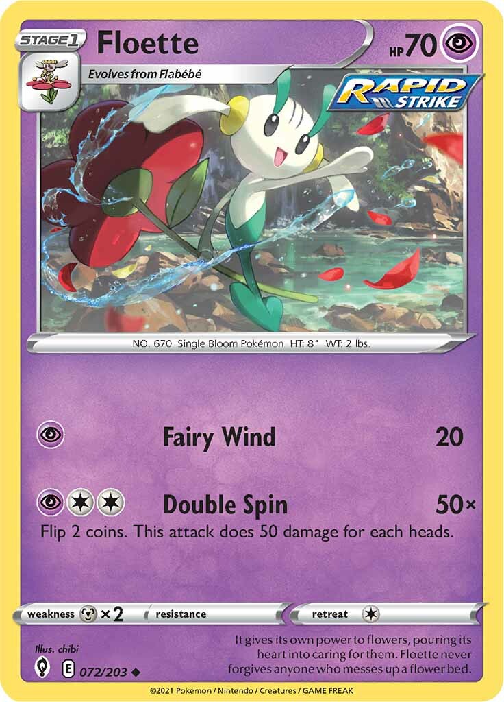 Floette (072/203) [Sword & Shield: Evolving Skies] | Jomio and Rueliete's Cards and Comics
