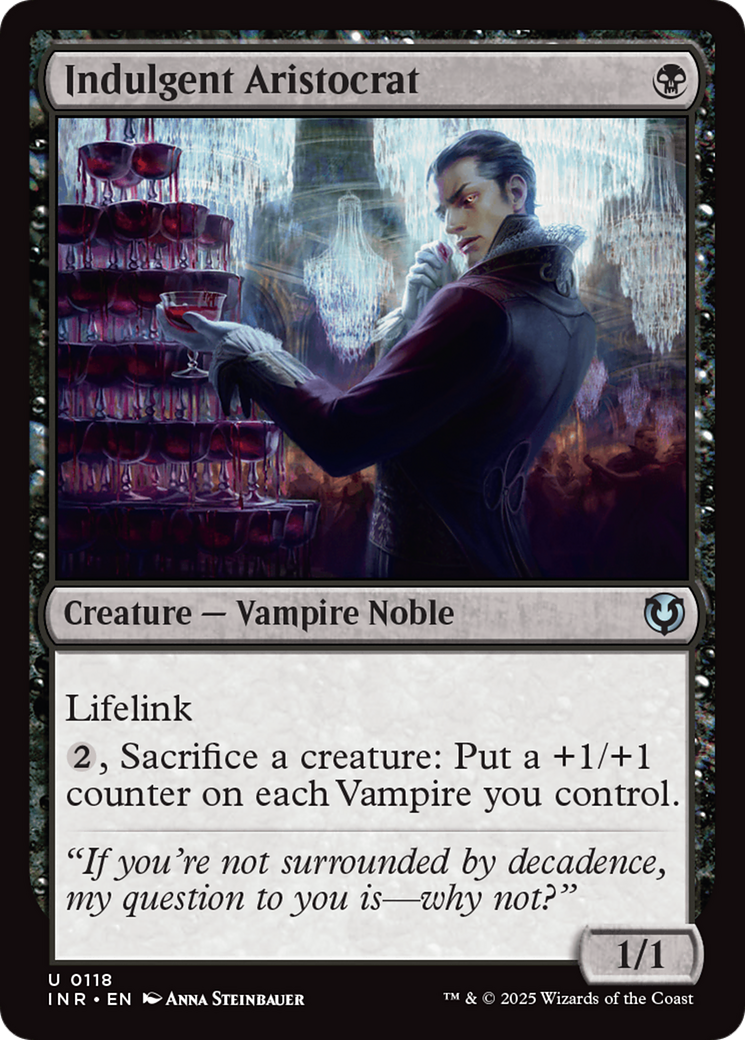 Indulgent Aristocrat [Innistrad Remastered] | Jomio and Rueliete's Cards and Comics