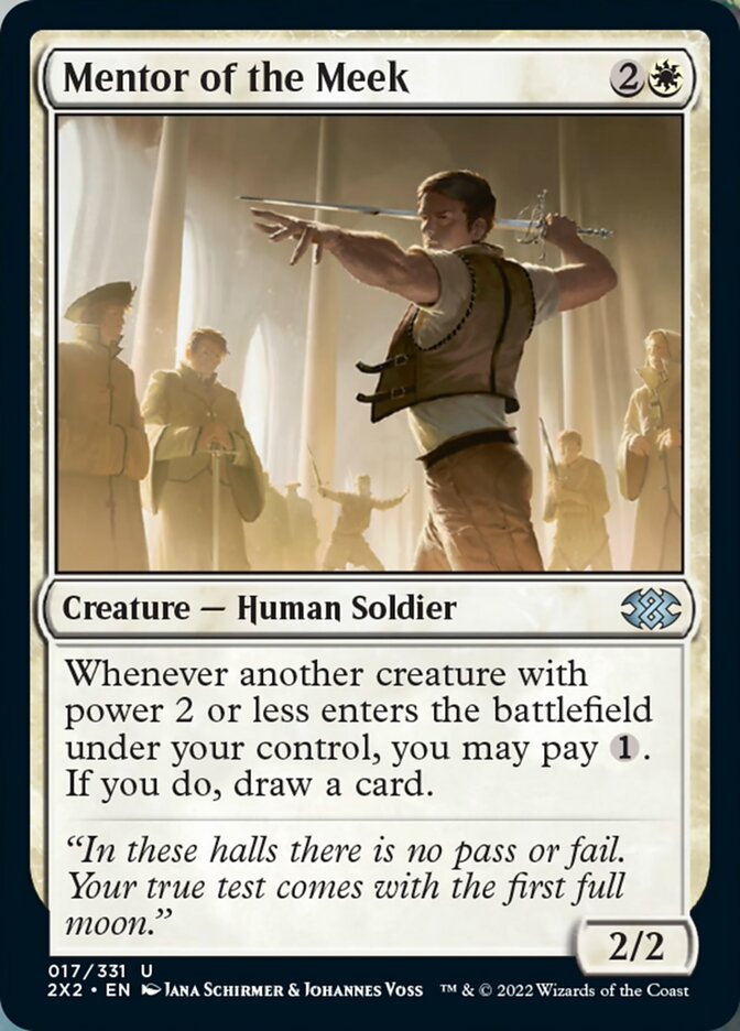Mentor of the Meek [Double Masters 2022] | Jomio and Rueliete's Cards and Comics