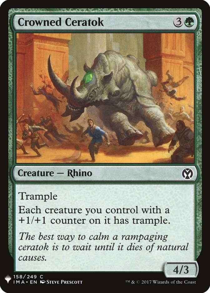 Crowned Ceratok [Mystery Booster] | Jomio and Rueliete's Cards and Comics