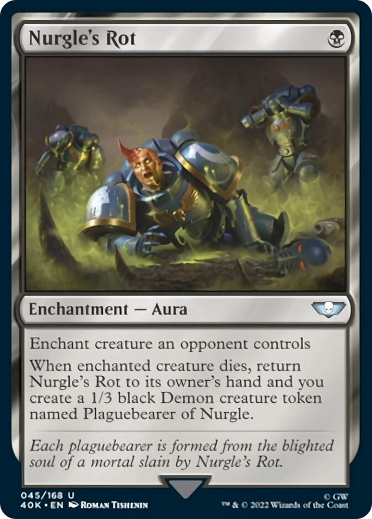 Nurgle's Rot [Warhammer 40,000] | Jomio and Rueliete's Cards and Comics