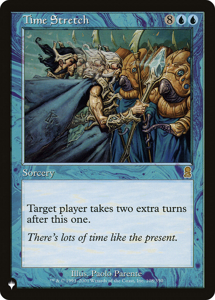 Time Stretch [The List] | Jomio and Rueliete's Cards and Comics