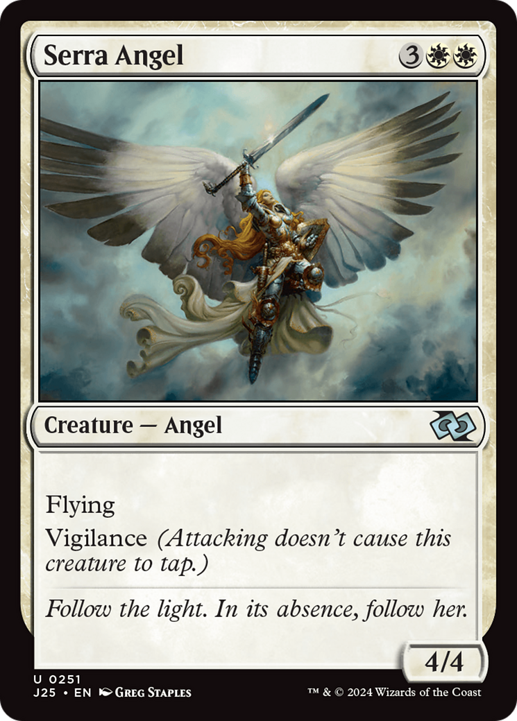 Serra Angel [Foundations Jumpstart] | Jomio and Rueliete's Cards and Comics