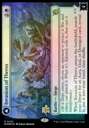 Invasion of Theros // Ephara, Ever-Sheltering [March of the Machine Prerelease Promos] | Jomio and Rueliete's Cards and Comics