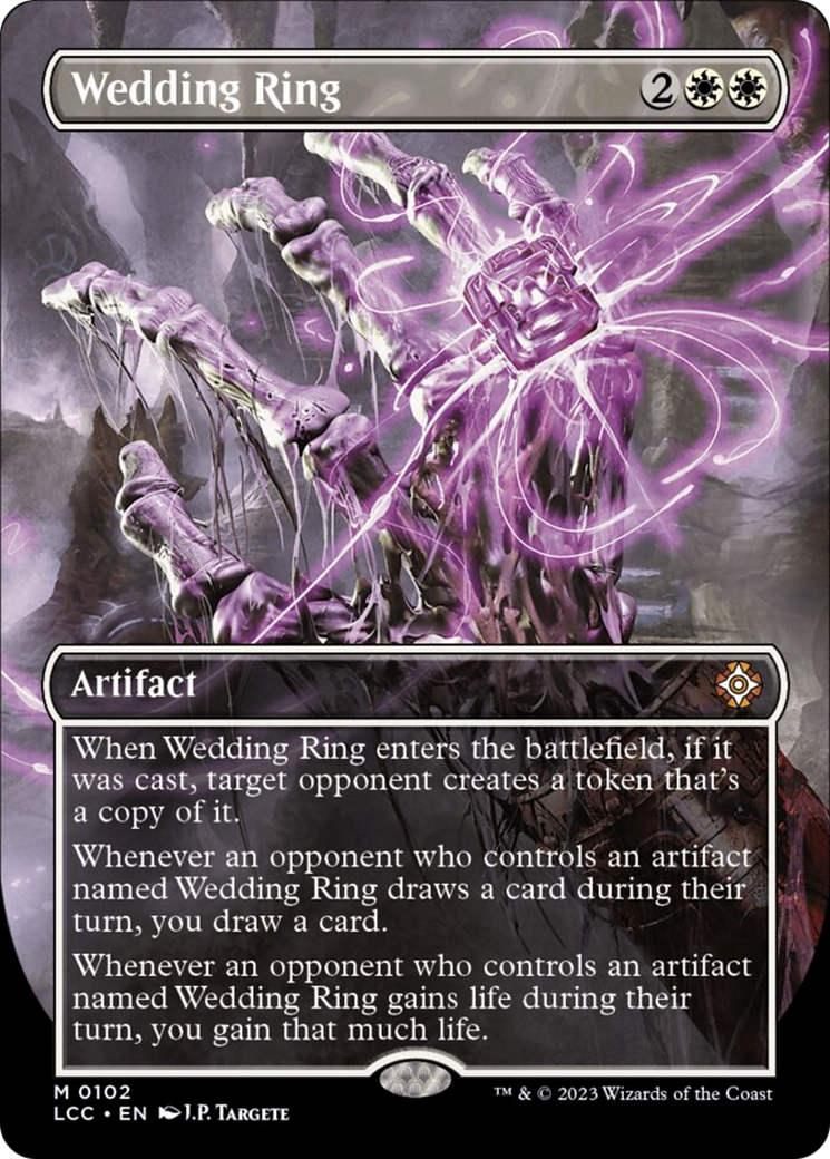 Wedding Ring (Borderless) [The Lost Caverns of Ixalan Commander] | Jomio and Rueliete's Cards and Comics