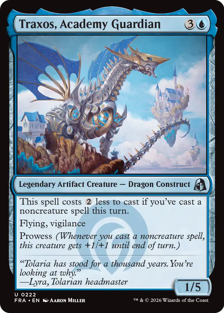 Traxos, Academy Guardian [Reality Fracture] | Jomio and Rueliete's Cards and Comics