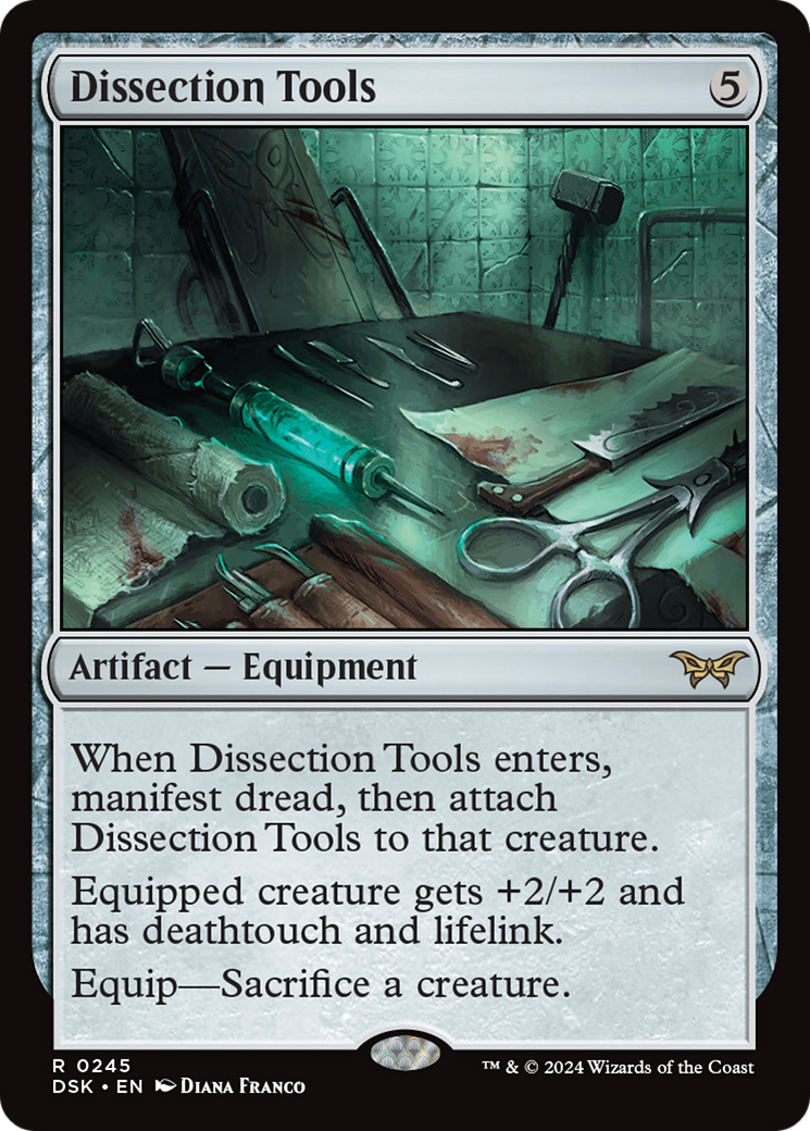 Dissection Tools [Duskmourn: House of Horror] | Jomio and Rueliete's Cards and Comics