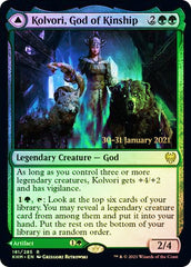 Kolvori, God of Kinship // The Ringhart Crest [Kaldheim Prerelease Promos] | Jomio and Rueliete's Cards and Comics