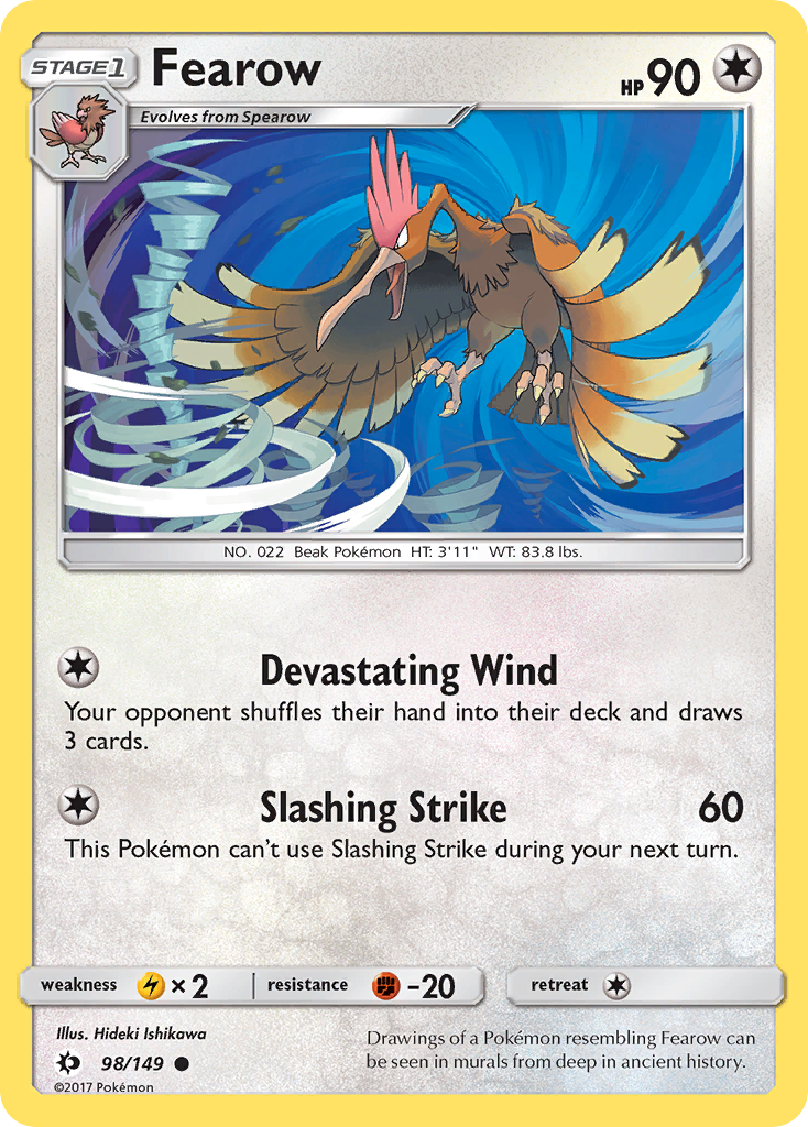 Fearow (98/149) [Sun & Moon: Base Set] | Jomio and Rueliete's Cards and Comics