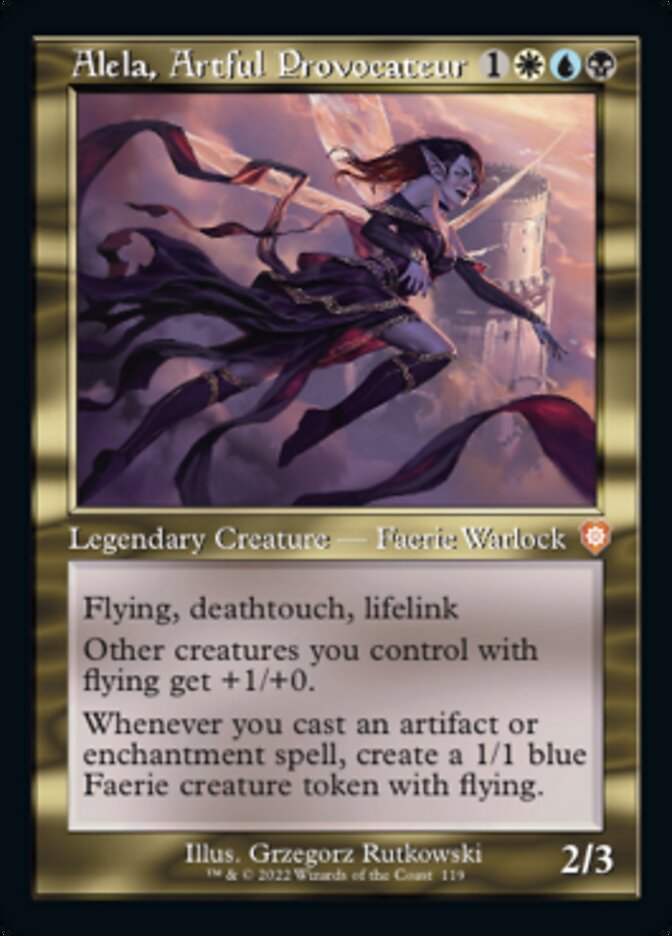 Alela, Artful Provocateur (Retro) [The Brothers' War Commander] | Jomio and Rueliete's Cards and Comics